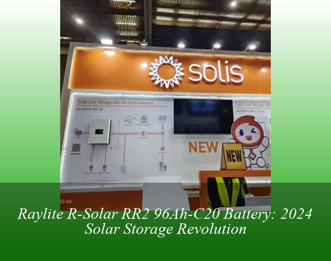 Raylite R-Solar RR2 96Ah-C20 Battery: 2024 Solar Storage Revolution